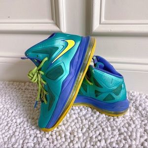 Nike Grade School Youth LebronTurquoise Volt SZ 4Y